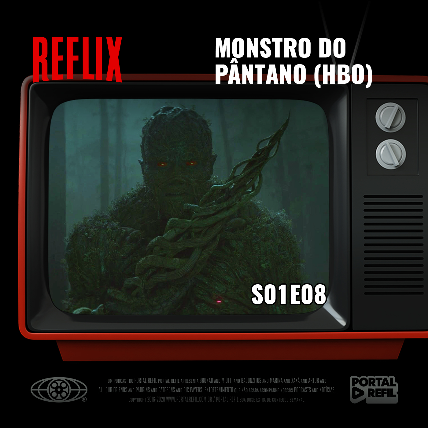 Capa do Reflix 08 sobre o Monstro do Pantando S01E08