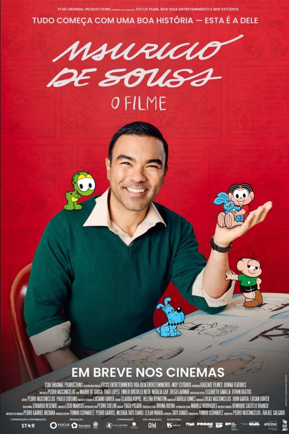 Pôster do filme / “Maurício de Sousa O Filme - Mauro Sousa interpreta o pai em cinebiografia sobre o criador da Turma da Mônica.”