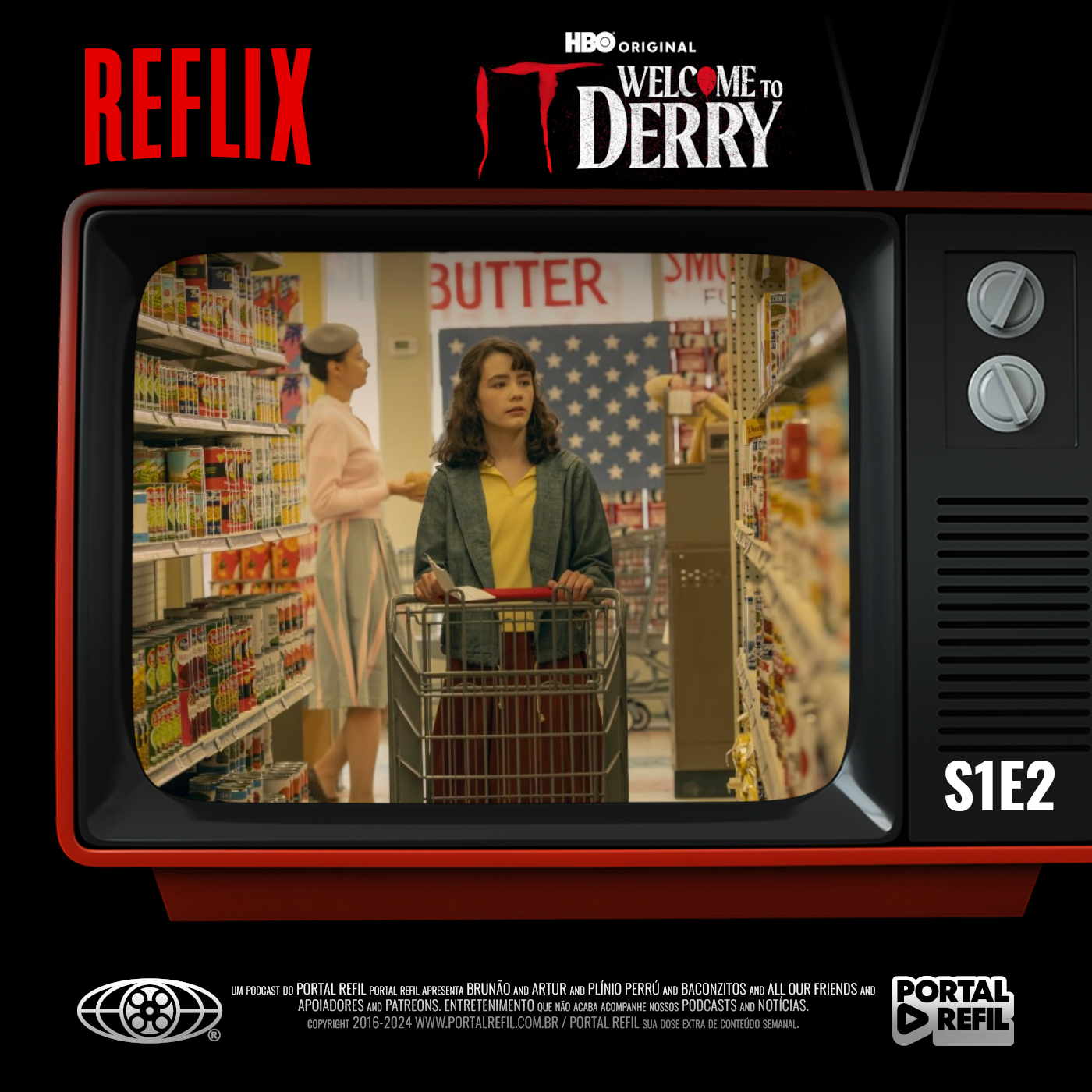 Brunão e Baconzitos comentam o episódio IT: Bem-Vindo à Derry S01E02 no podcast Reflix 159, analisando os segredos e mistérios da cidade de Derry inspirada em Stephen King.