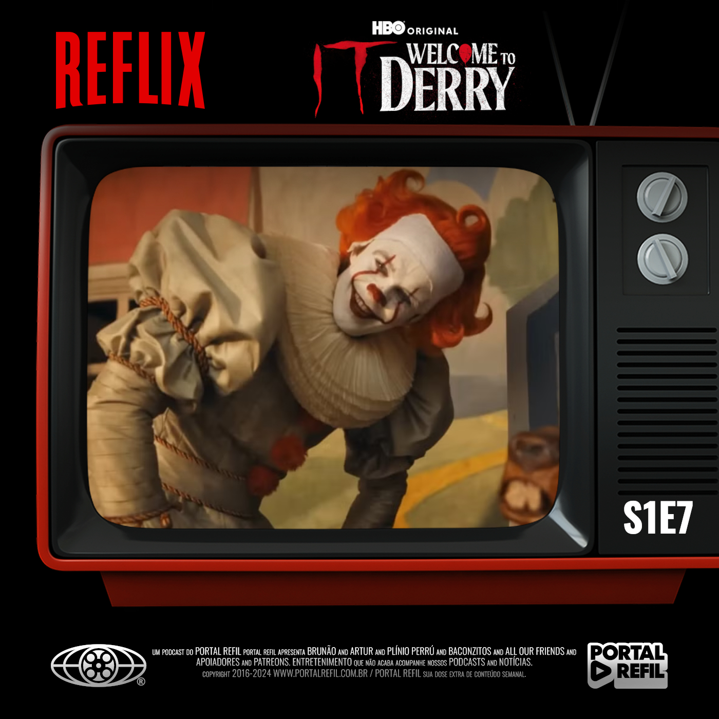 Capa do Reflix 164 com arte de IT: Bem-Vindo à Derry destacando o incêndio no The Black Spot.